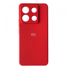 Xiaomi Redmi Note 13 Pro 5G Силіконовий чохол Мікрофібра (червоний)