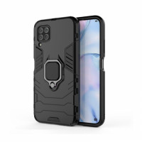 Huawei P40 lite JNY-L21A Протиударний чохол Кільце (чорний)