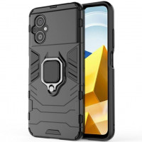 Xiaomi Poco M5 Противоударный чехол Hybrid (кольцо)