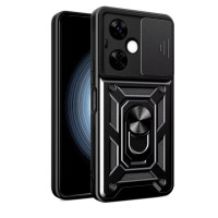 Oppo A3 A3X Чохол силіконовий Захист камери (чорний)
