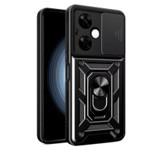Oppo A3 A3X Чохол силіконовий Захист камери (чорний)