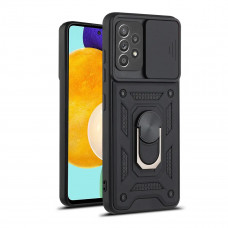 Samsung A52 A525 Протиударний чохол Hybrid (кільце + шторка)