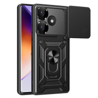 Xiaomi Poco F6 Чехол противоударный Подставка (Шторка)