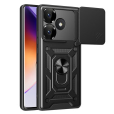 Xiaomi Poco F6 Чехол противоударный Подставка (Шторка)