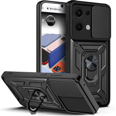 Xiaomi Poco M6 Pro 4G Протиударний чохол Шторка+кільце