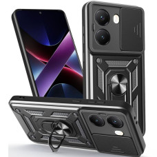 Xiaomi Poco X7 Pro 5G Чохол протиударний Шторка (чорний)