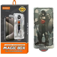 Захисне скло iPhone 17 Air загартоване + аплікатор (Mossily)