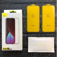 Защитное стекло iPhone 10 X XS 11 pro Baseus (2 штуки)