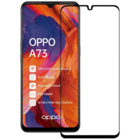 Защитное стекло Oppo A73 Full Glue Glass black