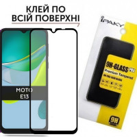 Защитное стекло Motorola Moto E13 Full Glue Glass (закаленное)
