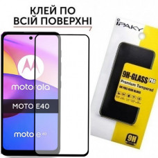 Захисне скло Motorola Moto E40 Full Glue Glass (загартоване)