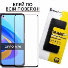 Захисне скло Oppo A76 Full Glue Glass (загартоване)