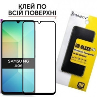 Захисне скло Samsung A06 A065 Full Glue Glass (загартоване)