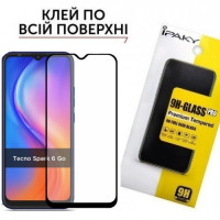 Захисне скло Tecno Spark 6 Go Full Glue Glass (загартоване)