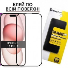 Захисне скло iPhone 15 Plus Full Glue Glass (загартоване)