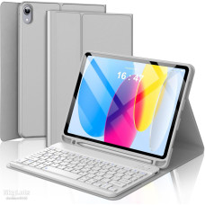 Чохол iPad Air 11 A2902 A2903 A2904 клавіатура Відсік стілусу (сірий)