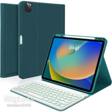 Чохол  книжка iPad Pro 12.9 (2020-2022) клавіатура (зелений)