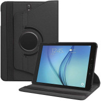 Samsung Tab S3 T820 T825 Чехол книжка Поворотный (черный)