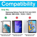 Чехол книжка Samsung Tab A8 X200 X205 Клавиатура с подсветкой