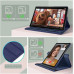 Samsung Tab A9+ Plus X210 X215 11" Чохол книжка Поворотний (синій)