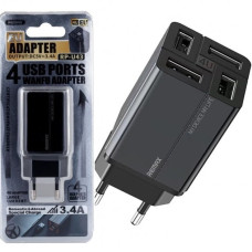 Мережевий адаптер Блок 4USB 3,4A (remax)