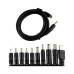 DC USB кабель живлення Ноутбук - Повербанк 65W 18-20V (з насадками)