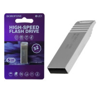 Флешка USB Flash пам'ять BUD1 32Gb маталічна (metal)
