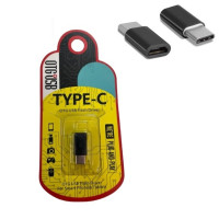 Коннектор Переходник Адаптер micro to Type-C (мама-папа)