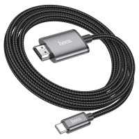 HDMI - type-C ТВ кабель адаптер HDTV 4K 2m метра (hoco)