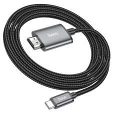 HDMI - type-C ТВ кабель адаптер HDTV 4K 2m метра (hoco)