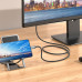 HDMI - type-C ТВ кабель адаптер HDTV 4K 2m метра (hoco)