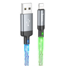 USB кабель светящийся Apple iphone iPad lightning 1m (Led)