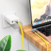 PD type-C type-C кабель поворотний 60W 1,2м (кутовий)