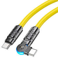PD type-C type-C кабель поворотный 60W 1,2м (угловой)