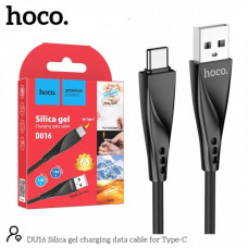 USB Кабель силиконовый Двухсторонний Silica gel for Type-C (hoco)