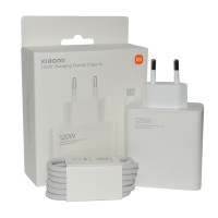 Гипер зарядка Xiaomi USB TypeC 6A max (120W)