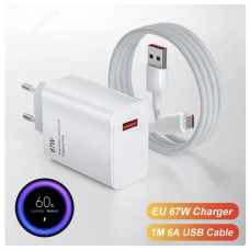 Турбо зарядка Блок Адаптер + Кабель Android Xiaomi (67W)