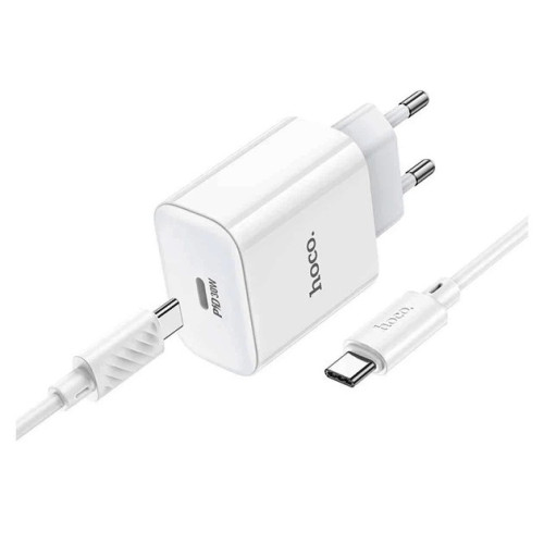 Швидке заряджання Блок + кабель Type-C PD 30W iPhone (hoco)