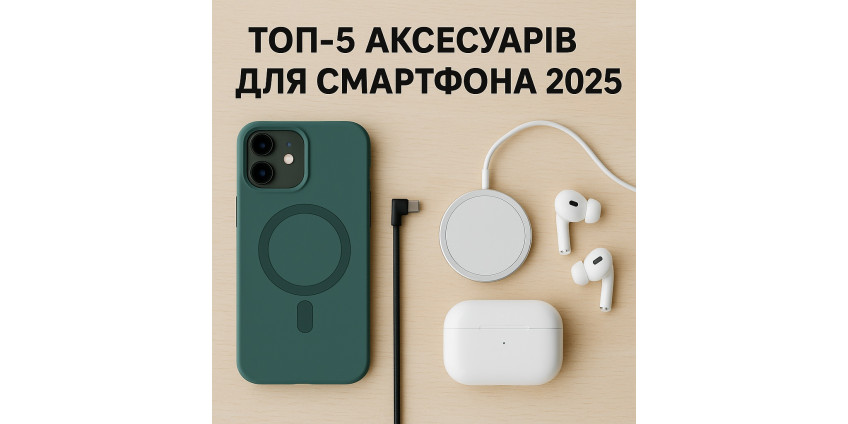 ТОП-5 аксесуарів для смартфона у 2026 році: що варто купити?