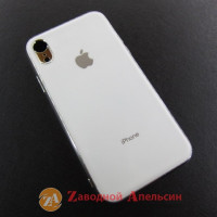 iPhone XR матовый чехол Electroplate ivory