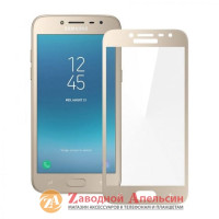 Защитное стекло Samsung J2 pro J250 Full Tempered Glass GOLD