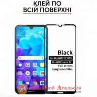 Захисне скло Huawei Y5 2019 honor 8S Повний клей Загартоване