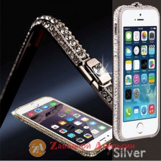 iPhone 6 6s 7 бампер Luxery diamond silver