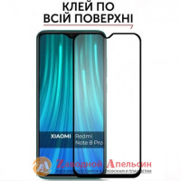 Захисне скло Xiaomi Redmi Note 8 pro Повний клей Загартоване