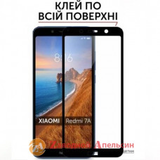 Захисне скло Xiaomi Redmi 7A Повний клей Загартоване