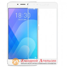 Захисне скло Meizu M6 Note Full Tempered Glass white
