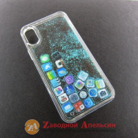 iPhone X XS 10 чехол плавающие виджеты Аквариум