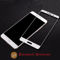 Захисне скло Huawei GR5 2017 Honor 6X GLASS full бел