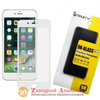 Захисне скло iPhone 7 8 plus Full Glue Glass white