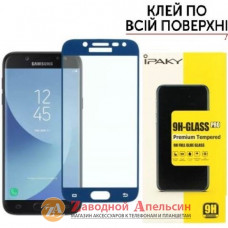 Защитное стекло Samsung J5 2017 J530 Full Glue Glass blue!